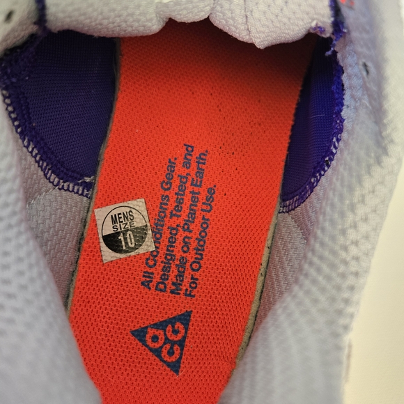 👟 NIKE ACG Grey Lowcate Athletic Trail Shoes , SIZE 10, like new! - Picture 10 of 16